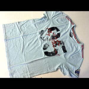 E-Bound light blue cotton shirt size XL but fits L